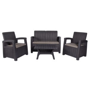 RC Faro 4 Seater Plastic Conversation Set