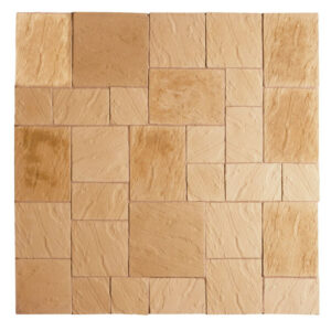 10.22 m² Abbey Paving Patio Kit - York Gold
