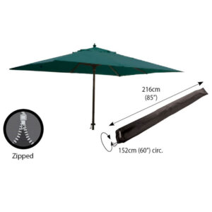 Classic Protector 6000 Giant Parasol Cover With Zip - Black