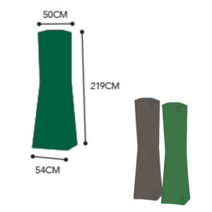 Classic Protector 2000 Tall Square Heater Cover - Green / Black