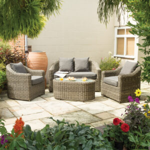 Bunbury Rattan Sofa Set - Natural Weave
