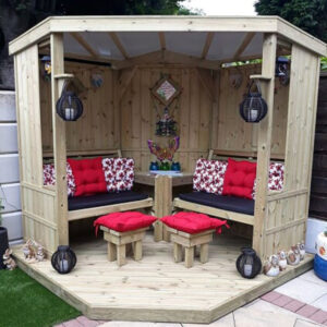 Moorvalley 4 Seater Classic Corner Arbour