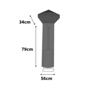 Ultimate Protector Patio Heater Cover - Charcoal