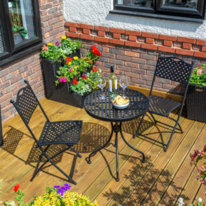 Rowlinson Havana Bistro Set - Black