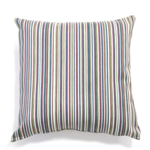 Hex Living 17" Stain Resistant Scatter Cushion - Multi Colour Stripe