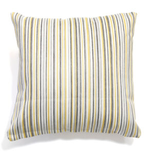 Hex Living 17" Stain Resistant Scatter Cushion - Yellow Stripe
