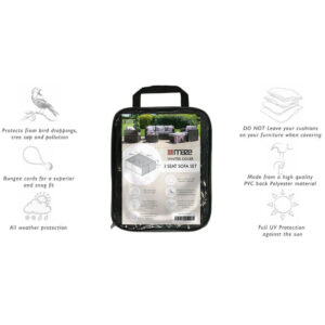 MZ 3 Seater Sofa Set Outdoor Cover