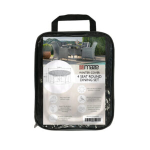 MZ 4 Seater Round Dining Set Outdoor Cover