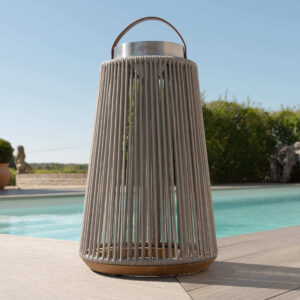 MZ Athena Large Solar Light - Light Grey