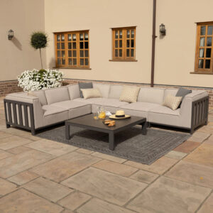 MZ Ibiza Medium Corner Sofa Set With Square Table
