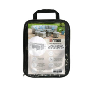 MZ Large Corner Dining Sofa Set Outdoor Cover