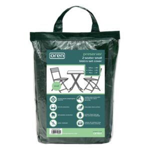 Preserver - 2 Seater Small Bistro Set Cover - 124cm