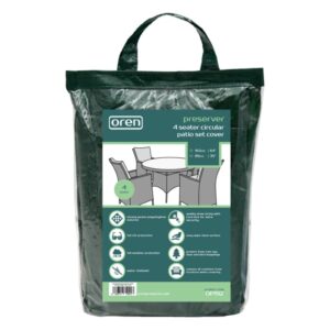 Preserver - 4 Seater Circular Patio Set Cover - 163cm