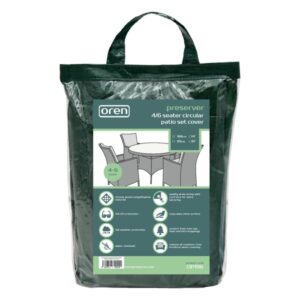 Preserver - 4/6 Seater Circular Patio Set Cover - 188cm