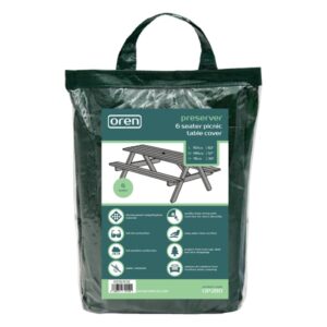 Preserver - 6 Seater Picnic Table Cover - 157cm