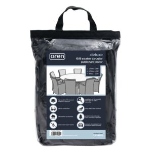 Oren Deluxe - 6/8 Seater Circular Patio Set Cover - 250cm