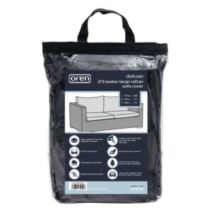 Deluxe - 2/3 Seater Rattan Sofa Cover - Large - 173cm