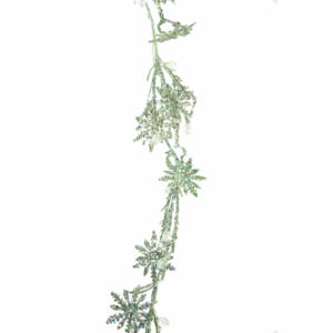 Osbourne Glitter Snowflake Christmas Garland - 120cm