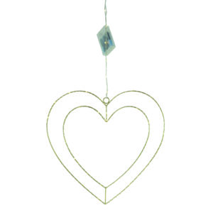 Osbourne Light Up Metal Christmas Heart