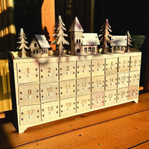 Osbourne LED Wooden Advent Calender