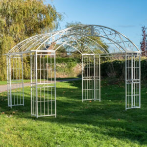 Osbourne Etheridge Metal Gazebo - Cream