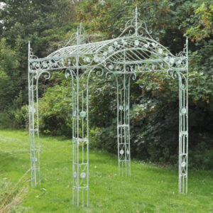 Osbourne Floral Pavilion Gazebo - Antique Green