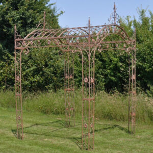 Osbourne Floral Pavilion Gazebo - Rusty