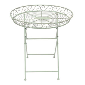 Osbourne Kilminster Metal Butlers Table - Green