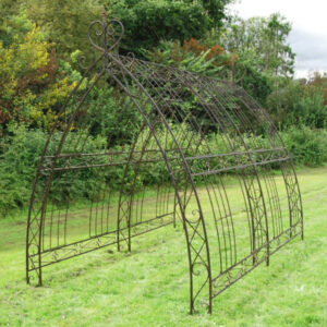 Osbourne Manson Metal Garden Arch Tunnel - Bronze