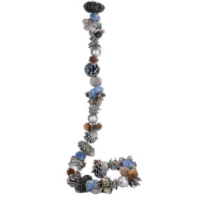 Osbourne Navy & Silver Christmas Garland - 150cm