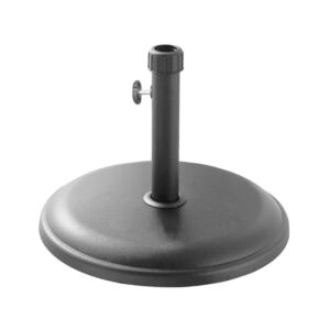 RC 16kg Round Parasol Base Polycrete - Light Grey