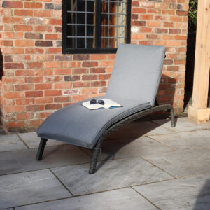 RC Paris Rattan Adjustable Sun Lounger