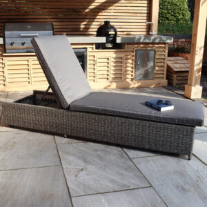 RC Paris Rattan Sun Lounger