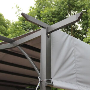 RC Sam Remo 2.75m x 3.66m Sliding Pergola - Grey