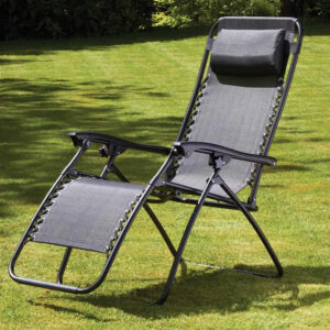 RC Zero Gravity Relaxer Chair - Black