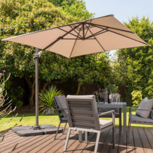 Shoebill Alu-Steel 2.5m Cantilever Parasol - Beige