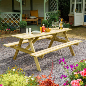 Rowlinson 6' Traditional Picnic Table