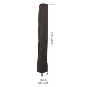Premium Rotary Washing Line Cover - Black