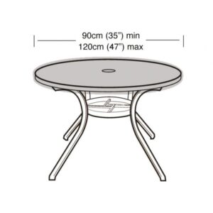 Super Tough 4-6 Seater Round Table Top Cover - Green