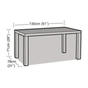 Super Tough 4 Seater Rectangular Table Cover - Green