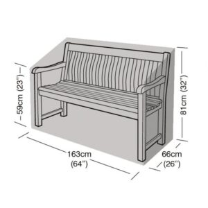 Super Tough 3 Seater Bench Cover - Green