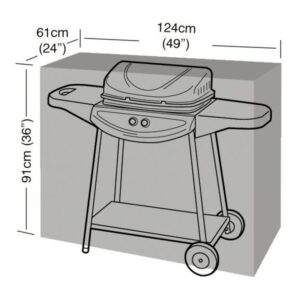 Premium Super Tough Medium Classic Barbecue Cover - Black