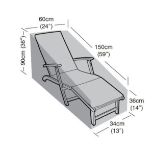 Premium Super Tough Steamer Chair Cover - Black