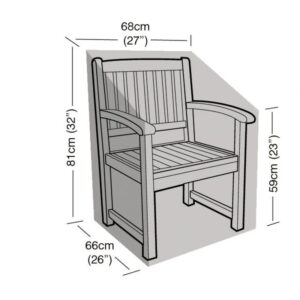 Premium Super Tough Armchair Cover - Black