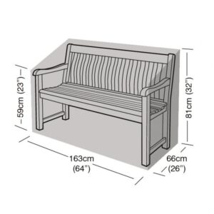 Premium Super Tough 3 Seater Bench Cover - Black