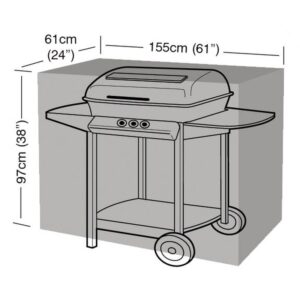 Premium Super Tough Large Classic Barbecue Cover - Green