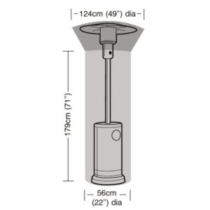 Premium Super Tough Patio Heater Cover - Green