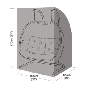 Premium Super Tough Double Hanging Chair Cover - Green