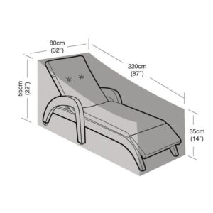 Super Tough Sunbed Cover - Black