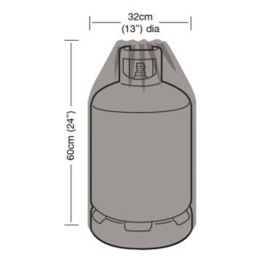 Super Tough 15kg Gas Bottle Cover - Black